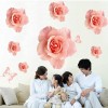 Romantic  Flowers Wall Stickers 
